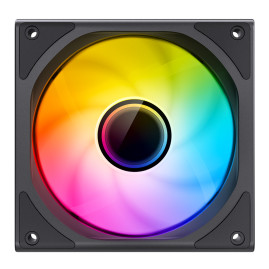 Вентилятор JONSBO ZK-120BR(3 in 1) Black 120х120х25мм REVERSE (24шт/кор, ARGB LED, 800-1800об/мин, черный) Retail