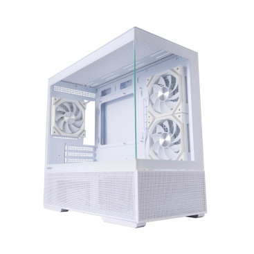 1STPLAYER CV6 ARGB, mATX, 5x120mm ARGB, White, CV6-WH-2FAR-W-2FH7R-W-1FH7-W