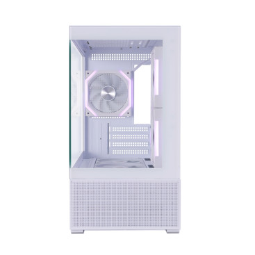 1STPLAYER CV6 ARGB, mATX, 5x120mm ARGB, White, CV6-WH-2FAR-W-2FH7R-W-1FH7-W