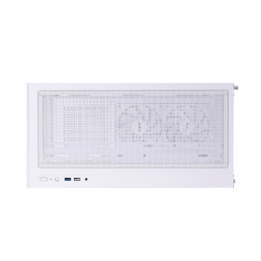 1STPLAYER CV6 ARGB, mATX, 5x120mm ARGB, White, CV6-WH-2FAR-W-2FH7R-W-1FH7-W