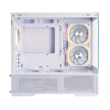 1STPLAYER CV6 ARGB, mATX, 5x120mm ARGB, White, CV6-WH-2FAR-W-2FH7R-W-1FH7-W