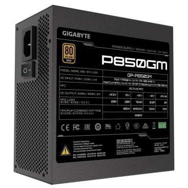 Gigabyte GP-P850GM, 850W, 80 PLUS Gold, черный