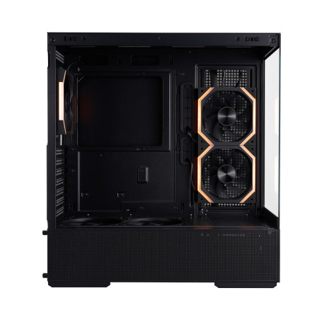 1STPLAYER CV7 ARGB, ATX, 5x120mm ARGB, Black, CV7-BK-2FAR-2FH7R-1FH7