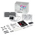 ASUS ROG RYUJIN III 240 ARGB WHT, LGA1851/1700/1200/115X/AM5/AM4, 90RC00K2-M0UAY0, белый