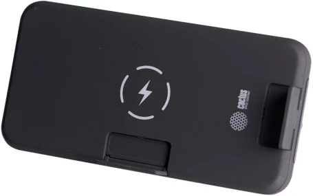 Мобильный аккумулятор Cactus CS-PBFSQT-10000 10000mAh QC/PD 18W 3A USB-A/USB-C беспров.зар. черный