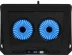 Подставка для ноутбука Digma D-NCP170-2x110RGB 18" 400x288x45мм 52дБ 2xUSB 2x 110ммFAN 1250г Fan-control металл/пластик черный