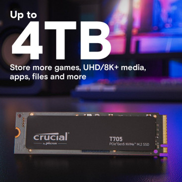Crucial T705 2TB M.2 2280 PCIe Gen5x4 CT2000T705SSD3