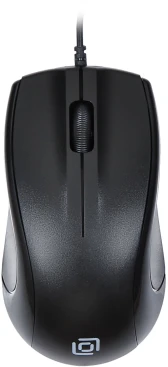 Оклик 185M, проводная, 1200dpi, черный