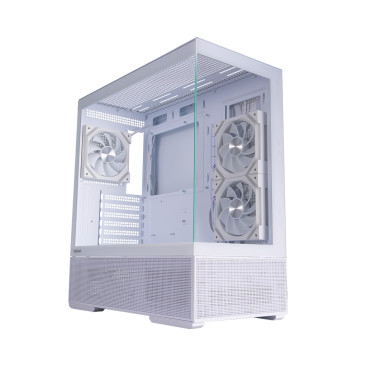 1STPLAYER CV7 ARGB, ATX, 5x120mm ARGB, White, CV7-WH-2FAR-W-2FH7R-W-1FH7-W