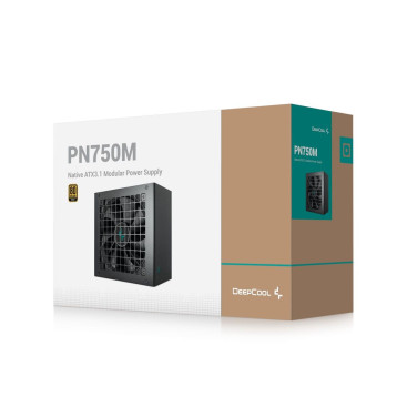 Deepcool GAMERSTORM PN750M, ATX 3.1, 750W, 80 PLUS Gold, PCIe 5.1