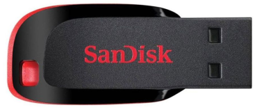 Память USB Flash Sandisk 64 Гб Cruzer Blade 16/4Мб/с USB 2.0 (черный)