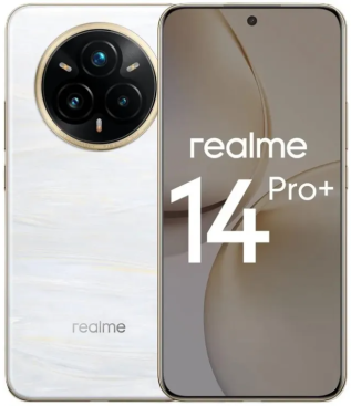 realme 14 Pro+ 8/256 ГБ жемчужно-белый