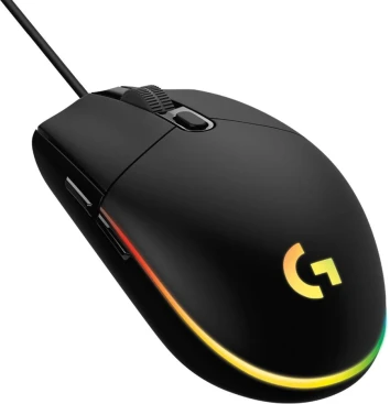 Logitech G102 LightSync, проводная, 8000dpi, черный