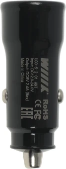 Автомобильное зар./устр. Wiiix UCC-5-2-01-ANT 2.4A (PD) 2xUSB универсальное черный