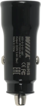 Автомобильное зар./устр. Wiiix UCC-5-2-01-ANT 2.4A (PD) 2xUSB универсальное черный