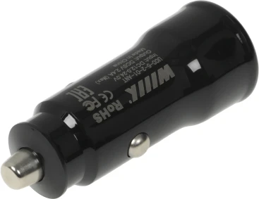 Автомобильное зар./устр. Wiiix UCC-5-2-01-ANT 2.4A (PD) 2xUSB универсальное черный