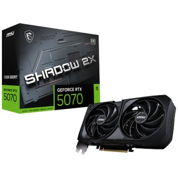 MSI NVIDIA GeForce RTX 5070 SHADOW 2X OC 12GB GDDR7 192bit 3xDP HDMI 2FAN (RTX 5070 12G SHADOW 2X OC)