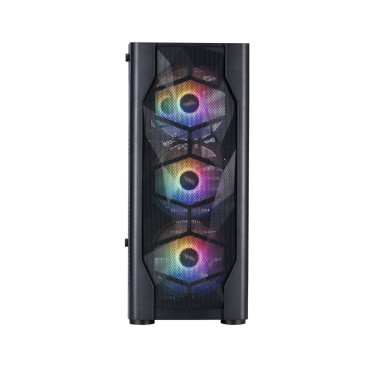 1STPLAYER DK D4, ATX, 4x120mm FRGB, Black, D4-BK-4F1