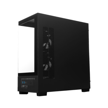 XASTRA Q500M 3ARGB-FG-C10-UC, mATX, Aquarium, 3x120mm ARGB, Black, Q500M-3FG12A-C10-UC