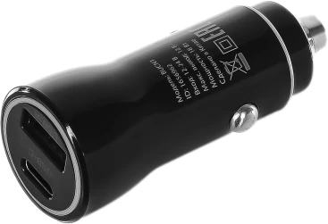 Автомобильное зар./устр. Buro BUCN1 18W 3A (PD+QC) USB-C/USB-A универсальное черный (BUCN18P110BK)