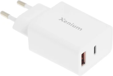 Сетевое зар./устр. Xenium X332 25W 3A+2A+1.5A USB Type-C универсальное белый (CCX332CW/00)