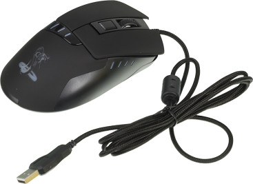 Оклик 865G Snake, проводная, 2400dpi, черный