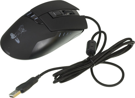Оклик 865G Snake, проводная, 2400dpi, черный