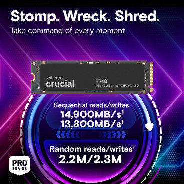 Crucial T710 2TB M.2 2280 PCIe Gen5x4 CT2000T710SSD8