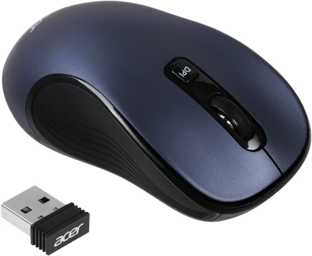 Acer OMR306, беспроводная, 1600dpi, черный/серый