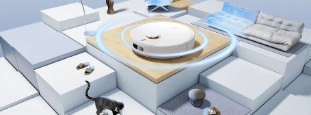 Робот-пылесос Xiaomi Robot Vacuum S40C (E101), белый