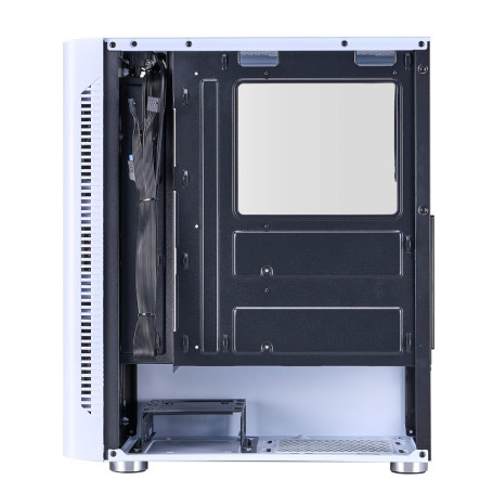 1STPLAYER DK D4, ATX, 4x120mm FRGB, White, D4-WH-4F1