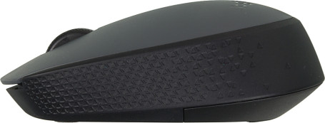 Logitech M170, беспроводная, 1000dpi, серый/черный