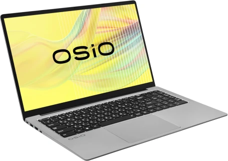 Ноутбук Osio FocusLine F160a-002 Ryzen 5 5500U 16Gb SSD512Gb AMD Radeon Graphics 16.1" IPS FHD (1920x1080) Windows 11 Home grey WiFi BT Cam 6000mAh