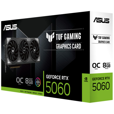 ASUS NVIDIA GeForce RTX 5060 TUF GAMING 8GB (TUF-RTX5060-O8G-GAMING)