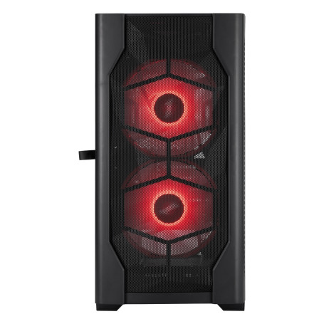 1STPLAYER DK D4-M ARGB, mATX, 3x120mm ARGB, Black, D4-M-BK-2F7-14-1F7