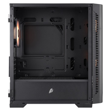 1STPLAYER DK D4-M ARGB, mATX, 3x120mm ARGB, Black, D4-M-BK-2F7-14-1F7