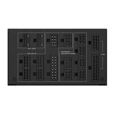 Gigabyte UD1600PM PG5 AI TOP, 1600W, 80 PLUS Platinum, GP-UD1600PM PG5, черный