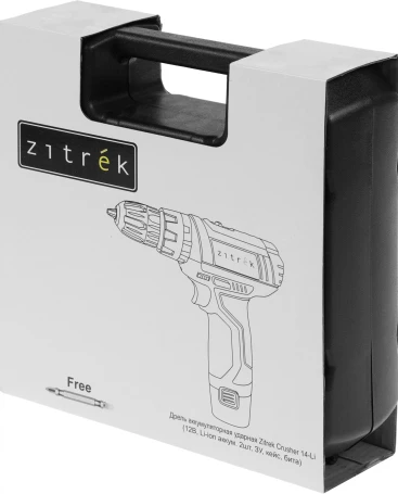 Дрель-шуруповерт Zitrek Crusher 14-Li аккум. патрон:быстрозажимной (кейс в комплекте) (063-4054)