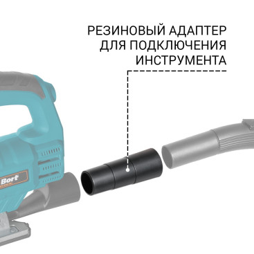 Строительный пылесос Bort BAX-1530M-Smart Clean 1600Вт (уборка: сухая/влажная) черный