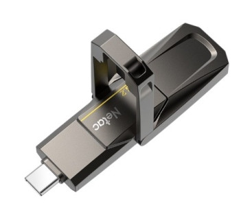 Память USB Flash Netac 128 Гб US5 550/500Мб/с USB 3.2 (Серый)