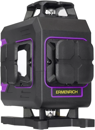 Уровень лазер. Ermenrich PRO LV70 2кл.лаз. 550нм цв.луч. зеленый 4луч. (85571)