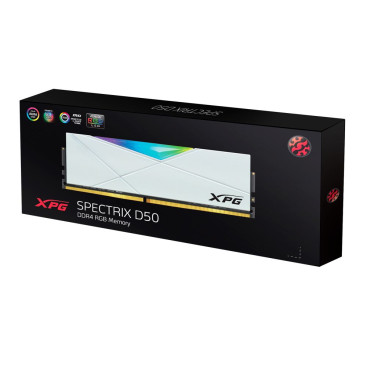ADATA XPG SPECTRIX D50 RGB White 16GB (2x8GB) DDR4 3600 Kit AX4U36008G18I-DW50