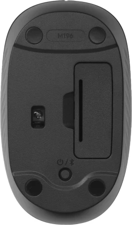 Logitech M196, беспроводная, 1000dpi, графитовый (910-007315)