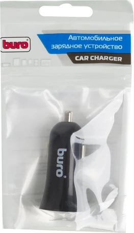 Автомобильное зар./устр. Buro XCJ-041-2.1A 10.5W 2.1A+1A 2xUSB универсальное черный