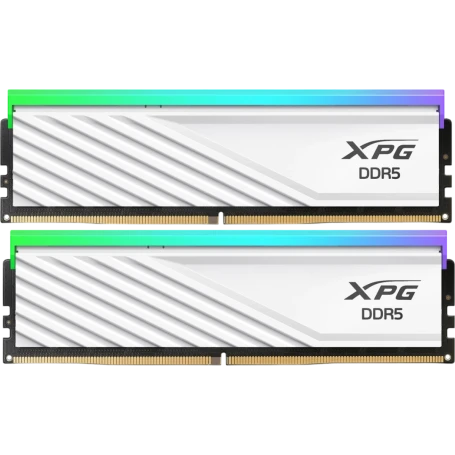 ADATA XPG Lancer Blade RGB 32GB (2x16GB) DDR5 5600 CL46 White AX5U5600C4616G-DTLABRWH