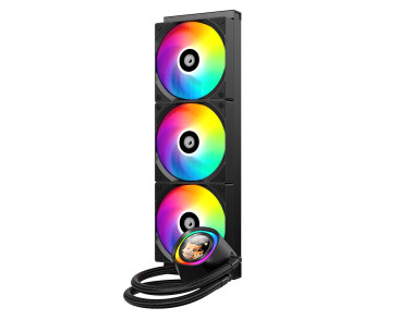 ID-COOLING FX360 LCD, LGA1851/1700/1200/115X/AM5/AM4, Black