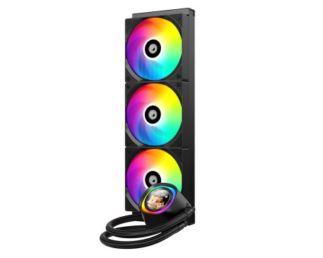 ID-COOLING FX360 LCD, LGA1851/1700/1200/115X/AM5/AM4, Black