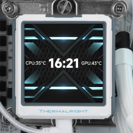 Thermalright Frozen Warframe 360 Ultra ARGB, LGA1700/1200/115X/AM5/AM4, White
