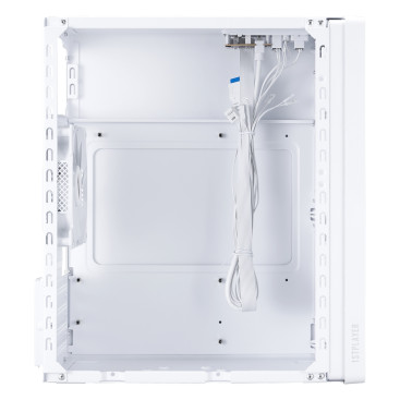1STPLAYER WD1, mATX, 3x120mm, White, WD1-WH-3F-W