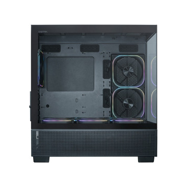 XASTRA Q500M 6ARGB-FG-C10-UC, mATX, Aquarium, 6x120mm ARGB, Black, Q500M-6FG12A-C10-UC